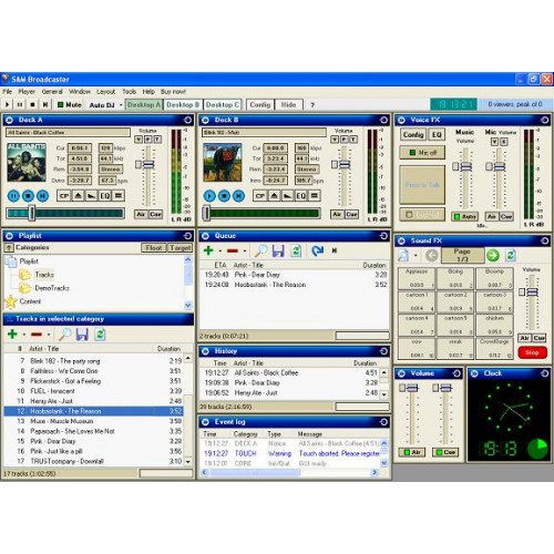 Free Sam Broadcaster PAL Scripts